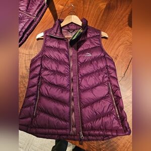 NWT LL Bean PXS vest sold out color Royal Plum